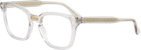 gucci vintage eyeglasses gg0184o|Gucci Rectangular Eyeglasses GG0184O 005 Transparent Gray .